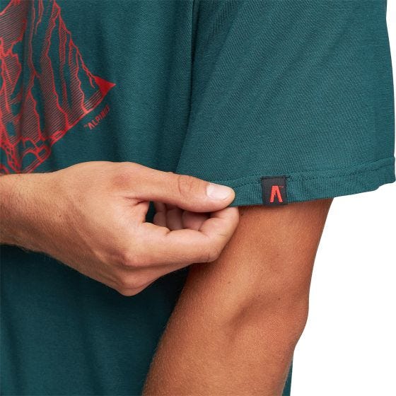 Alpinus Tactical Skilbrum T-shirt - Grön