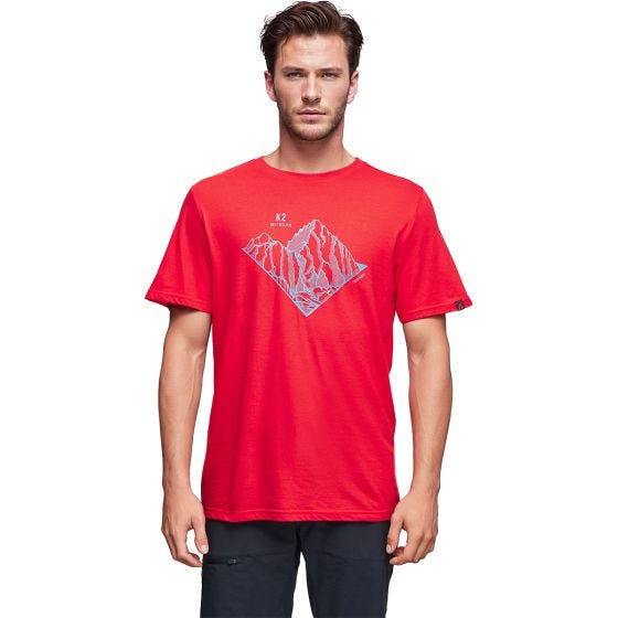 Alpinus Tactical Skilbrum T-shirt - Röd