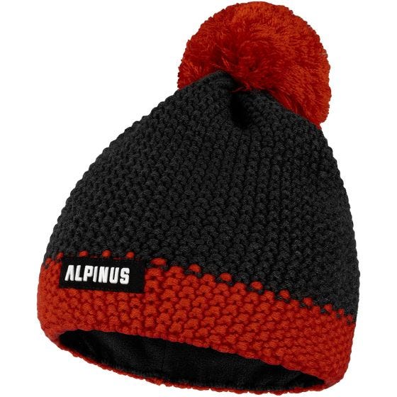 Alpinus Tactical Mutenia Vintermössa - Black-Red