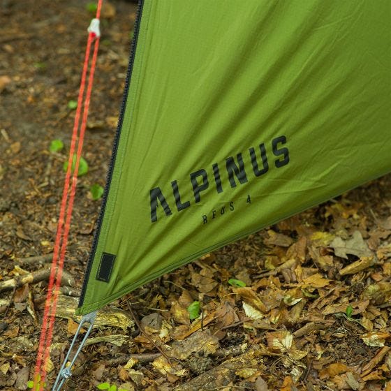Alpinus REUS 4 Tält - Grön