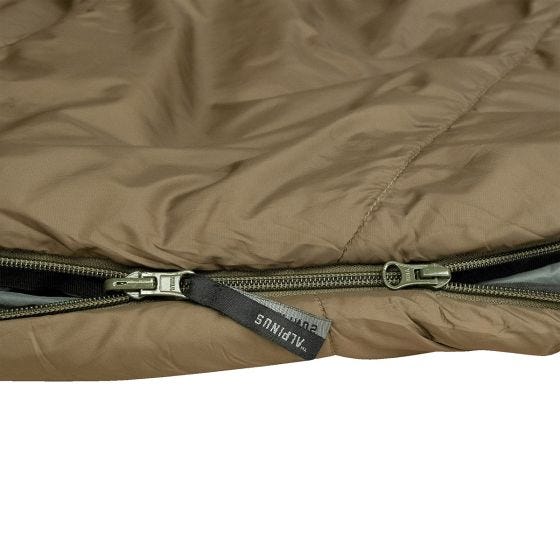Alpinus Survival 1300 (Left) Sovsäck - Grön