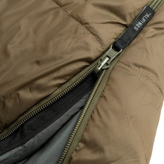 Alpinus Survival 1300 (Right) Sovsäck - Grön