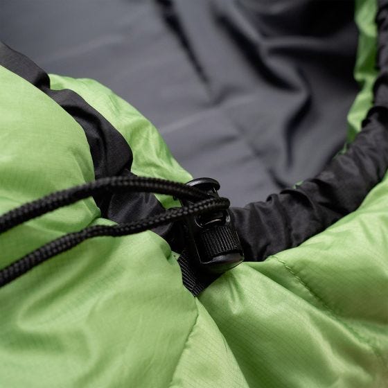 Alpinus Ultralight 850 (Left) Sovsäck - Grön