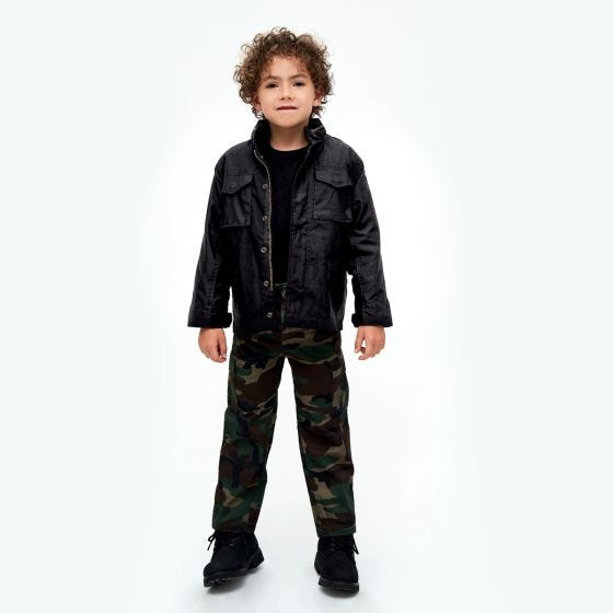 Brandit Barn M-65 Standard Jacka - Svart