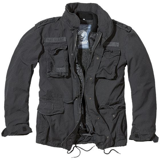 Brandit M-65 Giant Jacka - Svart