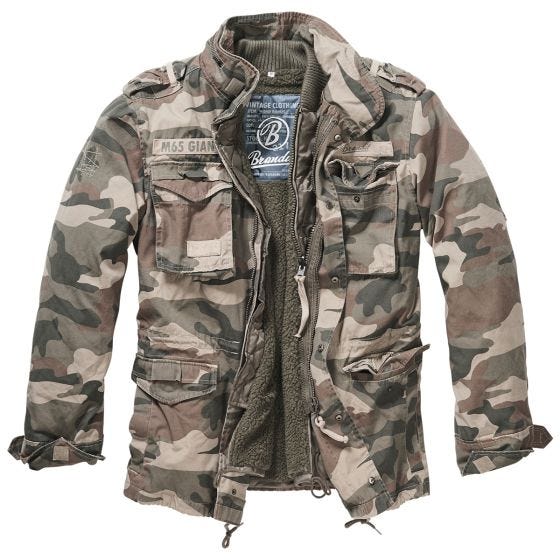 Brandit M-65 Giant Jacka - Light Woodland