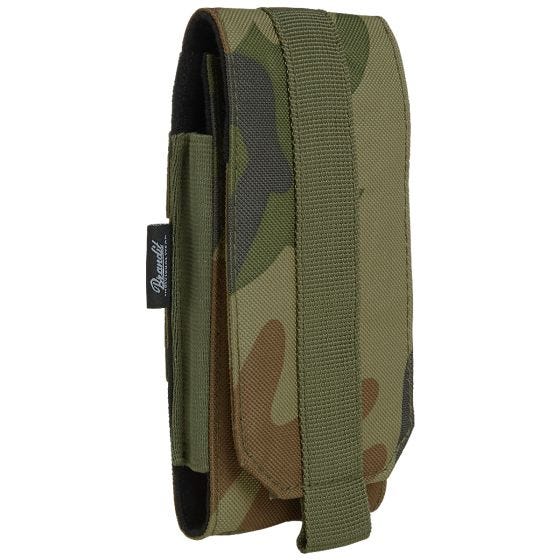 Brandit MOLLE Stor Mobilpåse - Woodland