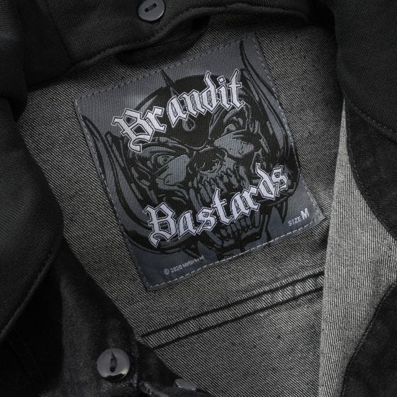 Brandit Motörhead Cradock Jeansjacka - Svart