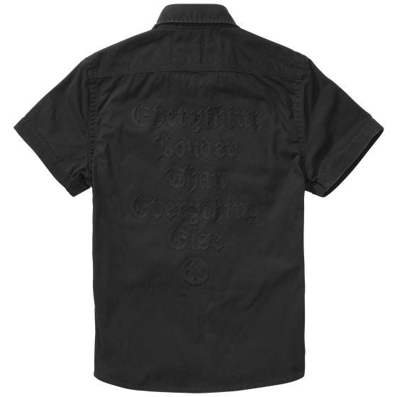Brandit Motörhead Vintage Skjorta kort ärm - Svart