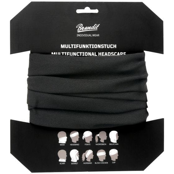 Brandit Multifunctional Halsvärmare - Svart