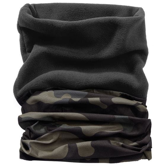 Brandit Multifunctional Halsvärmare Fleece - Dark Camo