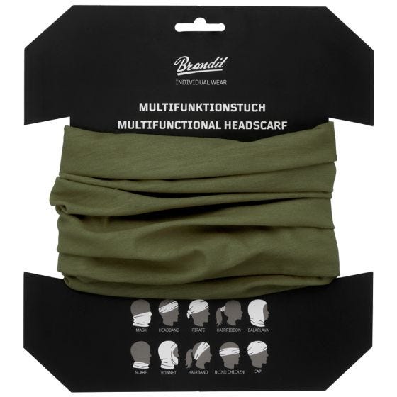 Brandit Multifunctional Halsvärmare - Oliv
