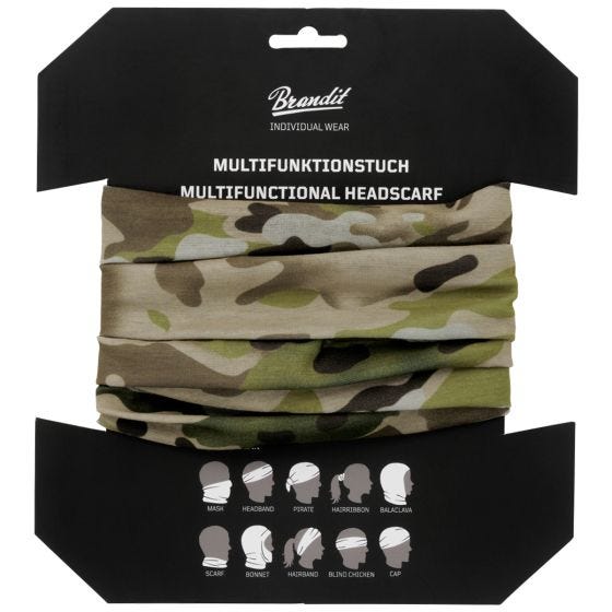 Brandit Multifunctional Halsvärmare - Tactical Camo