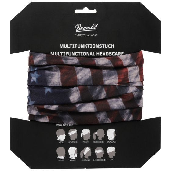 Brandit Multifunctional Halsvärmare - US Flag