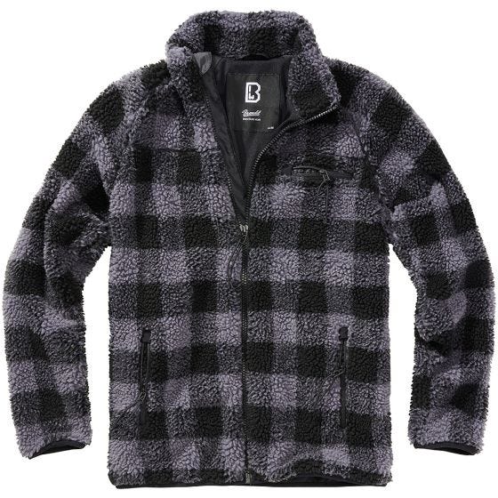 Brandit Teddyfleece Jacka - Svart/Grå