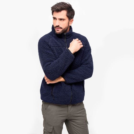 Brandit Teddyfleece Jacka - Navy