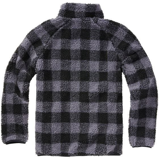 Brandit Teddyfleece Troyer Jacka - Svart/Grå