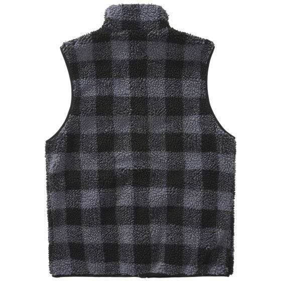 Brandit Teddyfleece Worker Väst - Svart/Grå