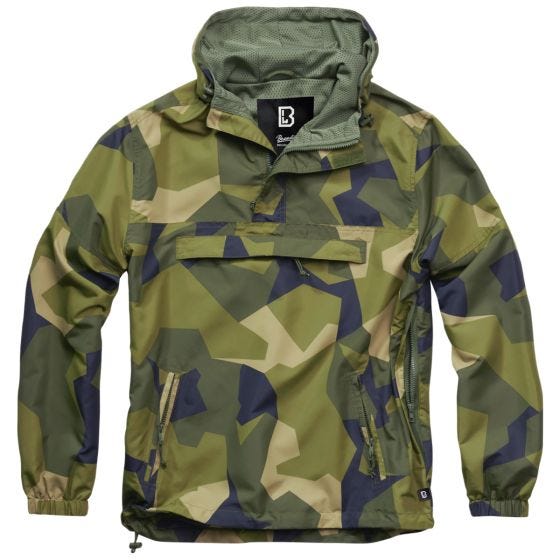 Brandit Summer Vindtygsjacka - Swedish M90 Camo