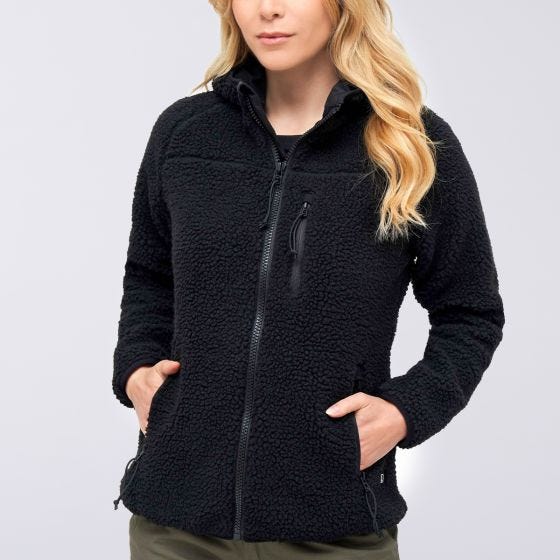 Brandit Teddyfleece Damer Jacka - Svart