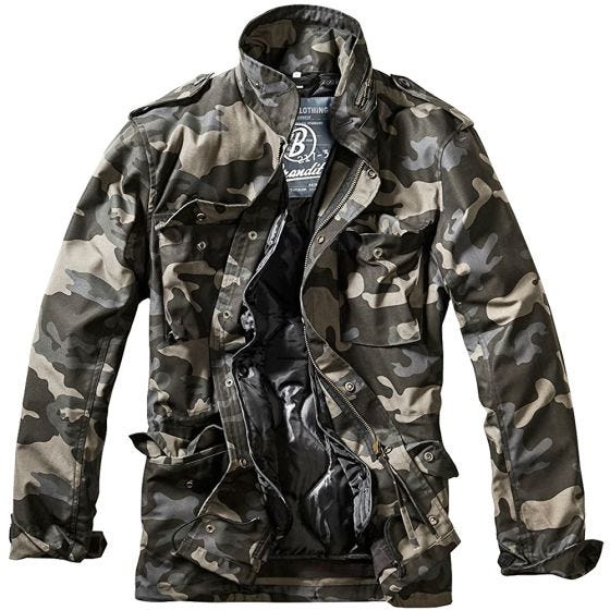 Brandit M-65 Classic Jacka - Dark Camo