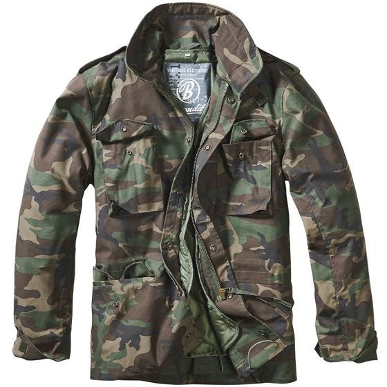 Brandit M-65 Classic Jacka - Woodland