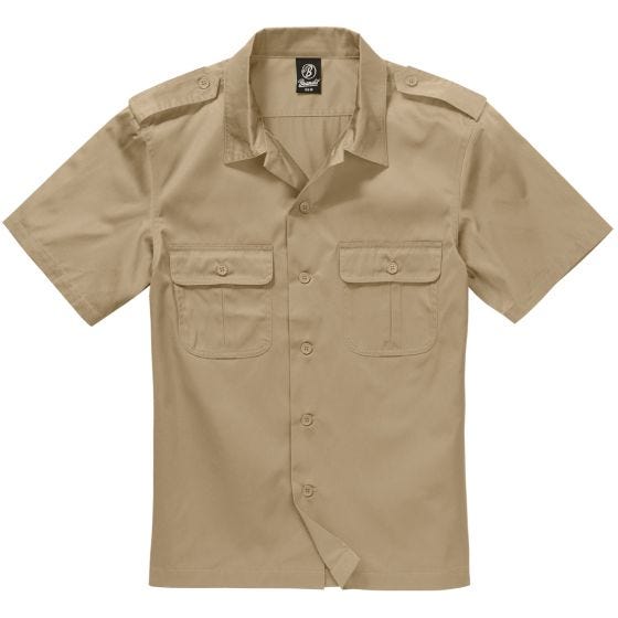 Brandit US Kortärmad Skjorta - Beige
