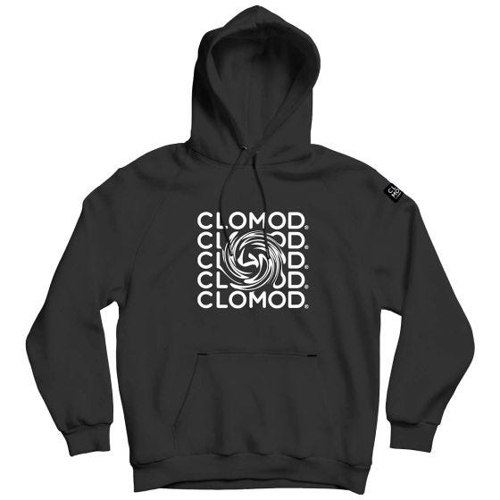 CLOMOD "Twirl" Munktröja - Svart