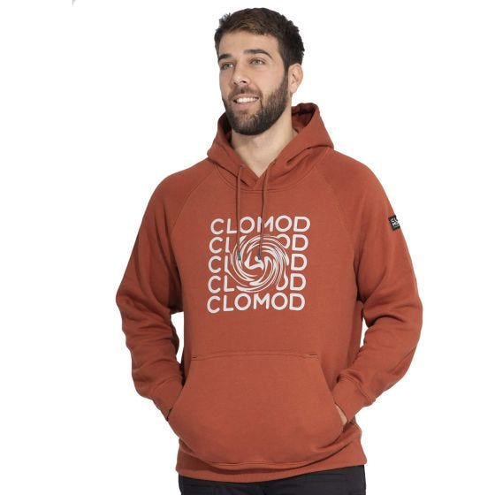 CLOMOD "Twirl" Munktröja - Maroon Red