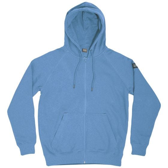 CLOMOD "Blank" Sweater med hel dragkedja - Dawn Blue