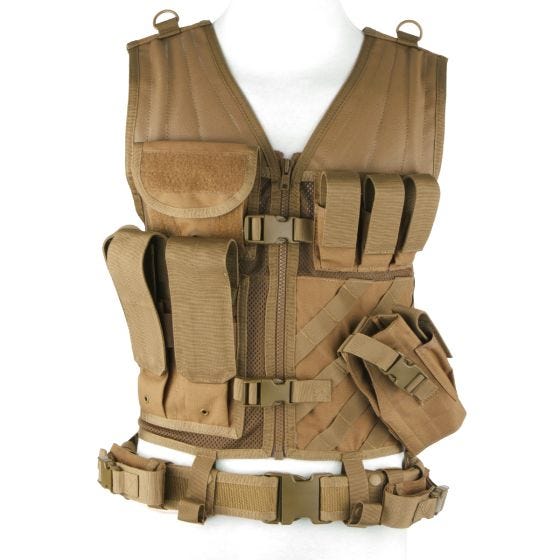 Condor Crossdraw Väst - Coyote Brown