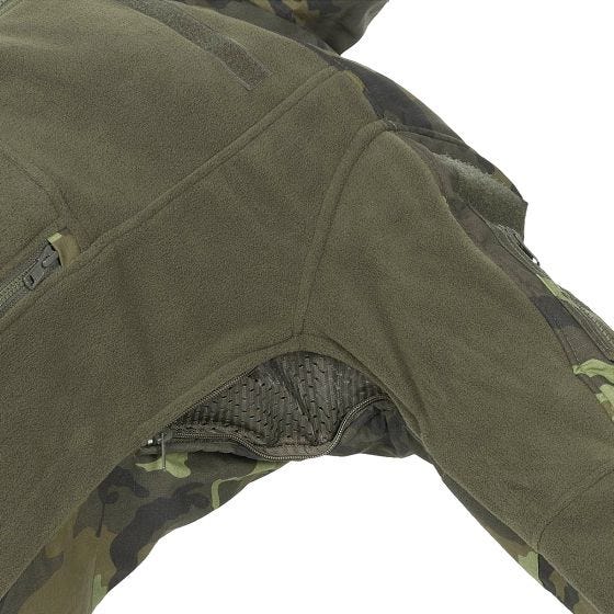 MFH US Combat Fleecejacka - Czech Woodland