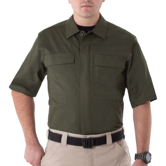 First Tactical V2 BDU Kortärmad Skjorta För Män OD Grön