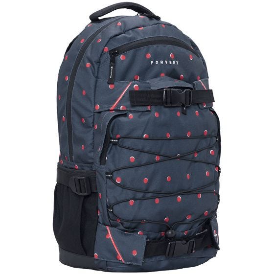 Forvert Study Louis Ryggsäck - Navy Doubledots