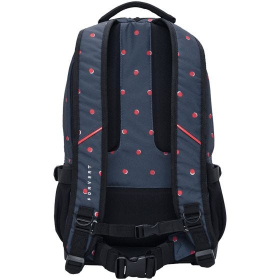 Forvert Study Louis Ryggsäck - Navy Doubledots