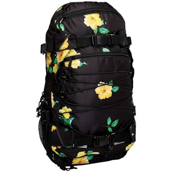 Forvert Louis Allover Ryggsäck - Black/Hibiscus
