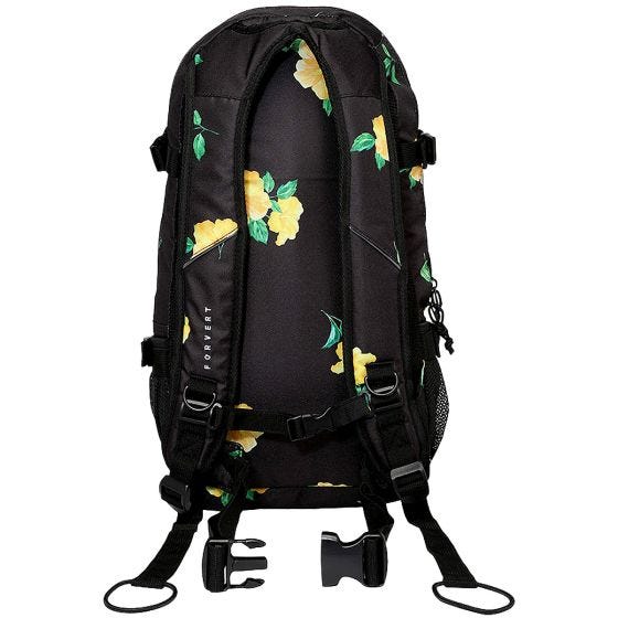 Forvert Louis Allover Ryggsäck - Black/Hibiscus