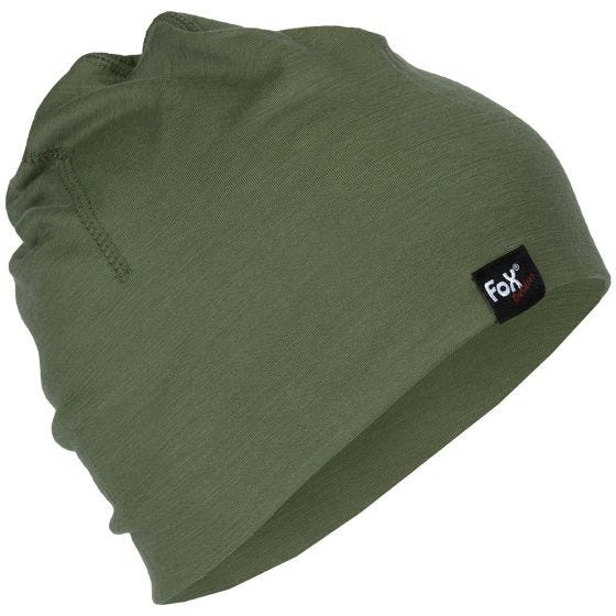 Fox Outdoor Merino Lite Beanie (Mössa) - Oliv
