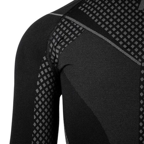 Alpinus Active Longsleeve Baslager Överdel - Svart/Grey
