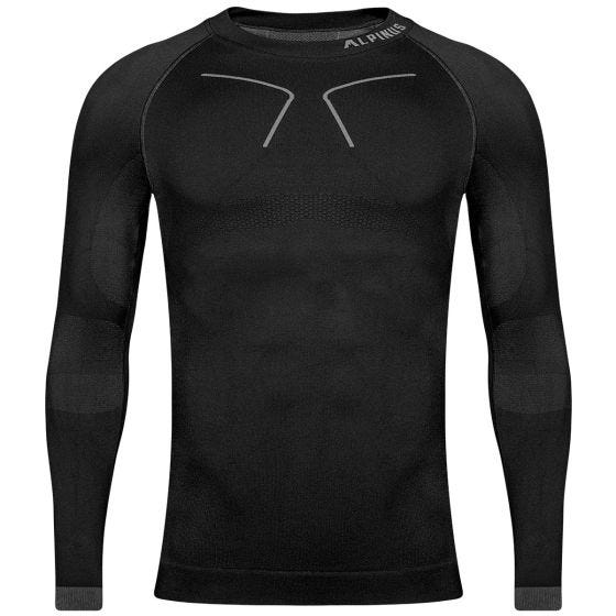 Alpinus Tactical Baslager Överdel - Svart/Grå