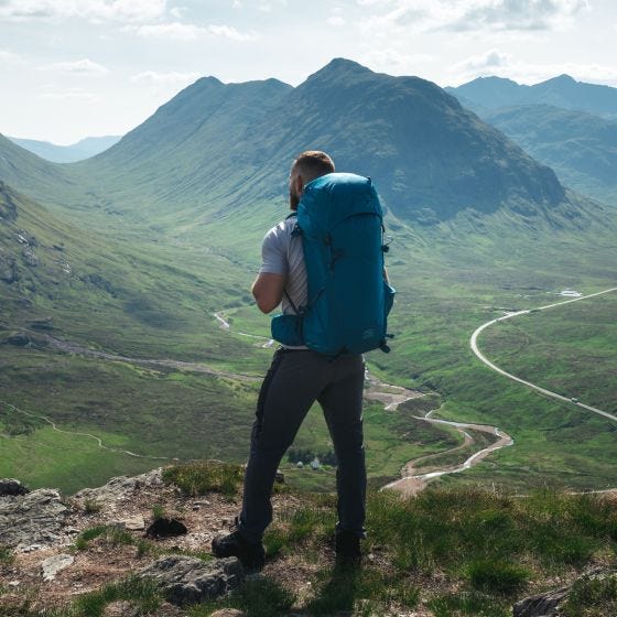 Highlander Herr Ben Nevis Ryggsäck 65 L - Petrol