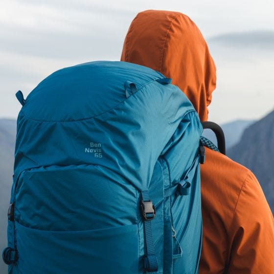 Highlander Herr Ben Nevis Ryggsäck 65 L - Petrol