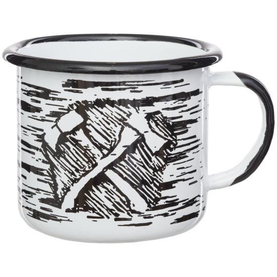 Helikon Axe Enamel Mugg 350 ml - Vit