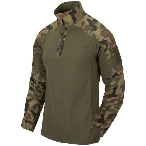 Helikon MCDU Combat Skjorta Ripstop - PL Woodland