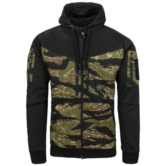Helikon Rogue Munkjacka med hel dragkedja - Svart/Tiger Stripe