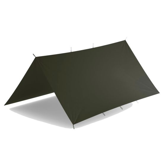 Helikon Supertarp Polyester Ripstop Presenning - Taiga Green