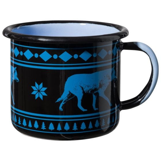 Helikon Wolf Enamel Mugg 350 ml - Svart