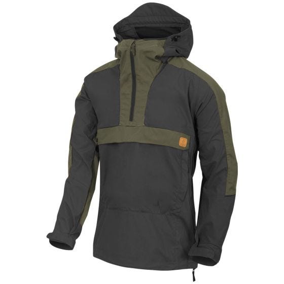 Helikon Woodsman Anorak - Svart/Taiga Green