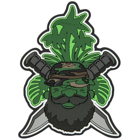 Helikon Beardman Patrol Märke - Olivgrön