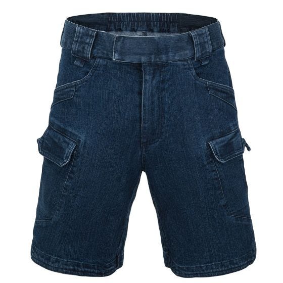 Helikon Urban Tactical 8.5" Denim Stretch Shorts - Marine Blue